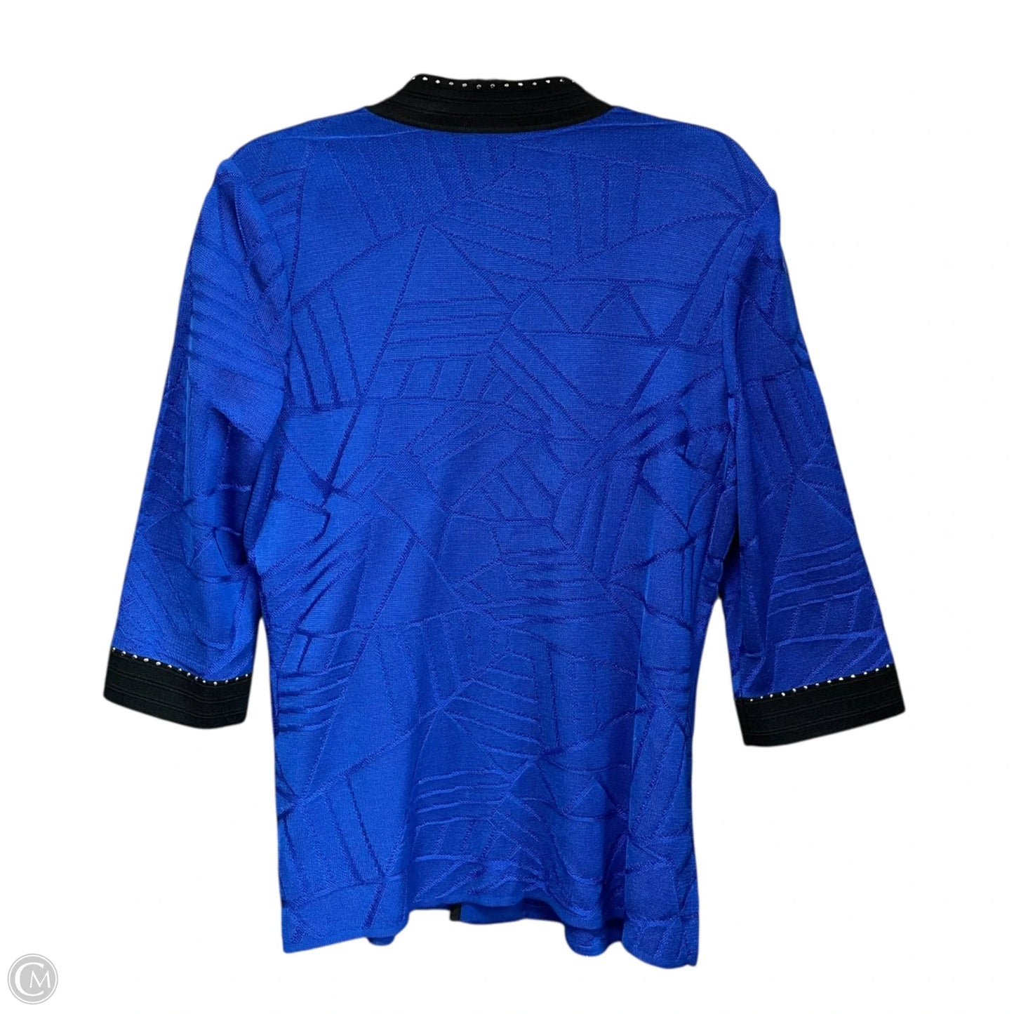 Cardigan By Ming Wang In Blue, Size: M