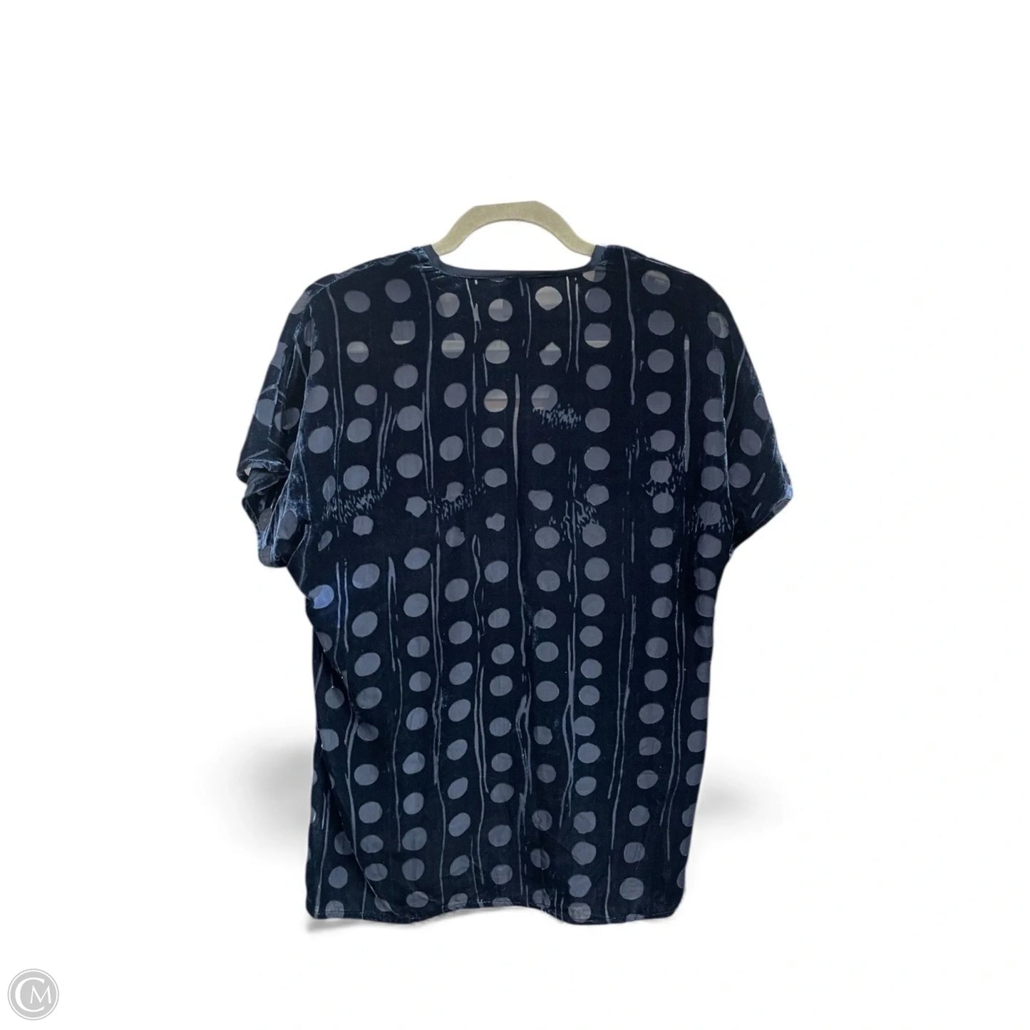 Top Short Sleeve By Cabi In Navy, Size: Xs