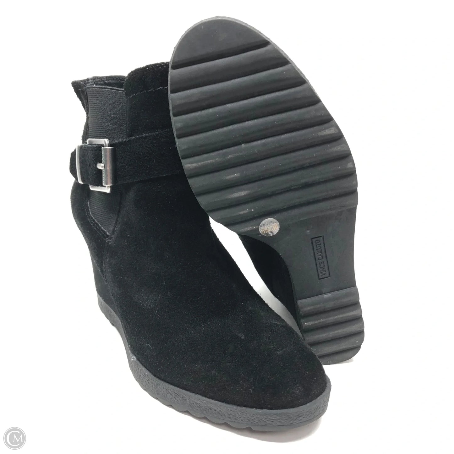 Boots Ankle Heels By Vince Camuto In Black, Size: 8