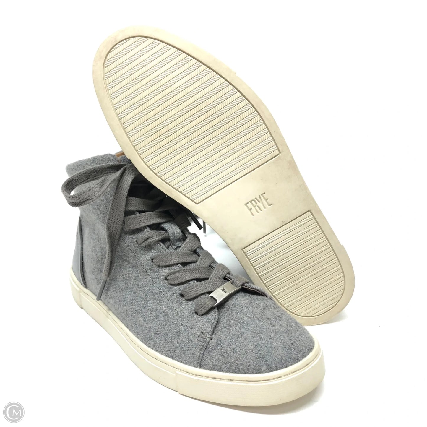 Shoes Designer By Frye In Grey, Size: 6.5