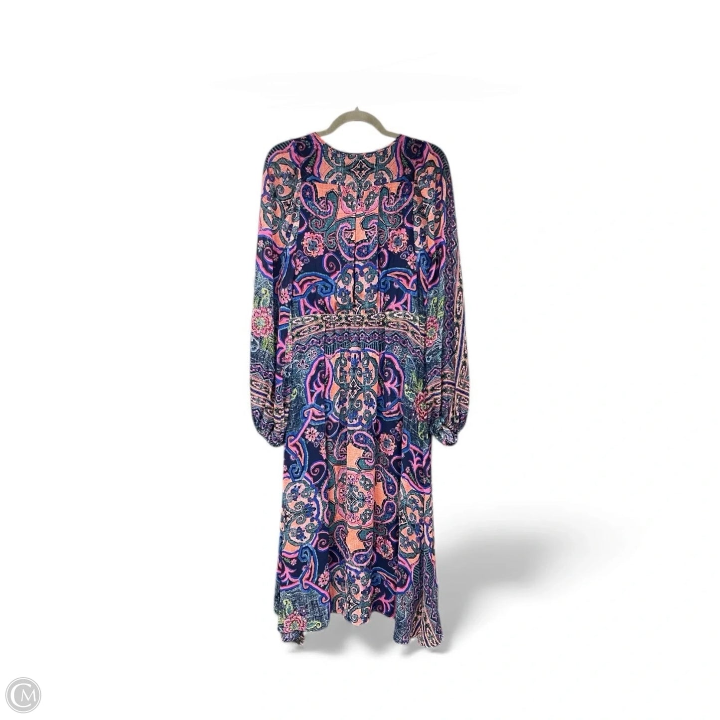 Dress Casual Midi By Anthropologie In Blue, Size: 12