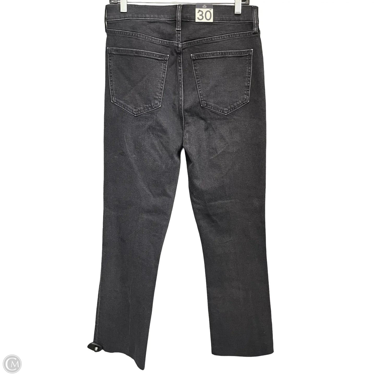 Jeans Flared By Gap In Black Denim, Size: 10