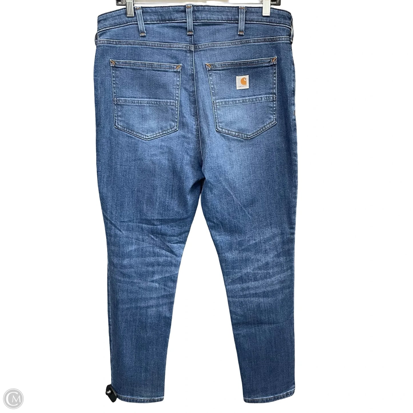 Jeans Straight By Carhartt In Blue Denim, Size: 14p
