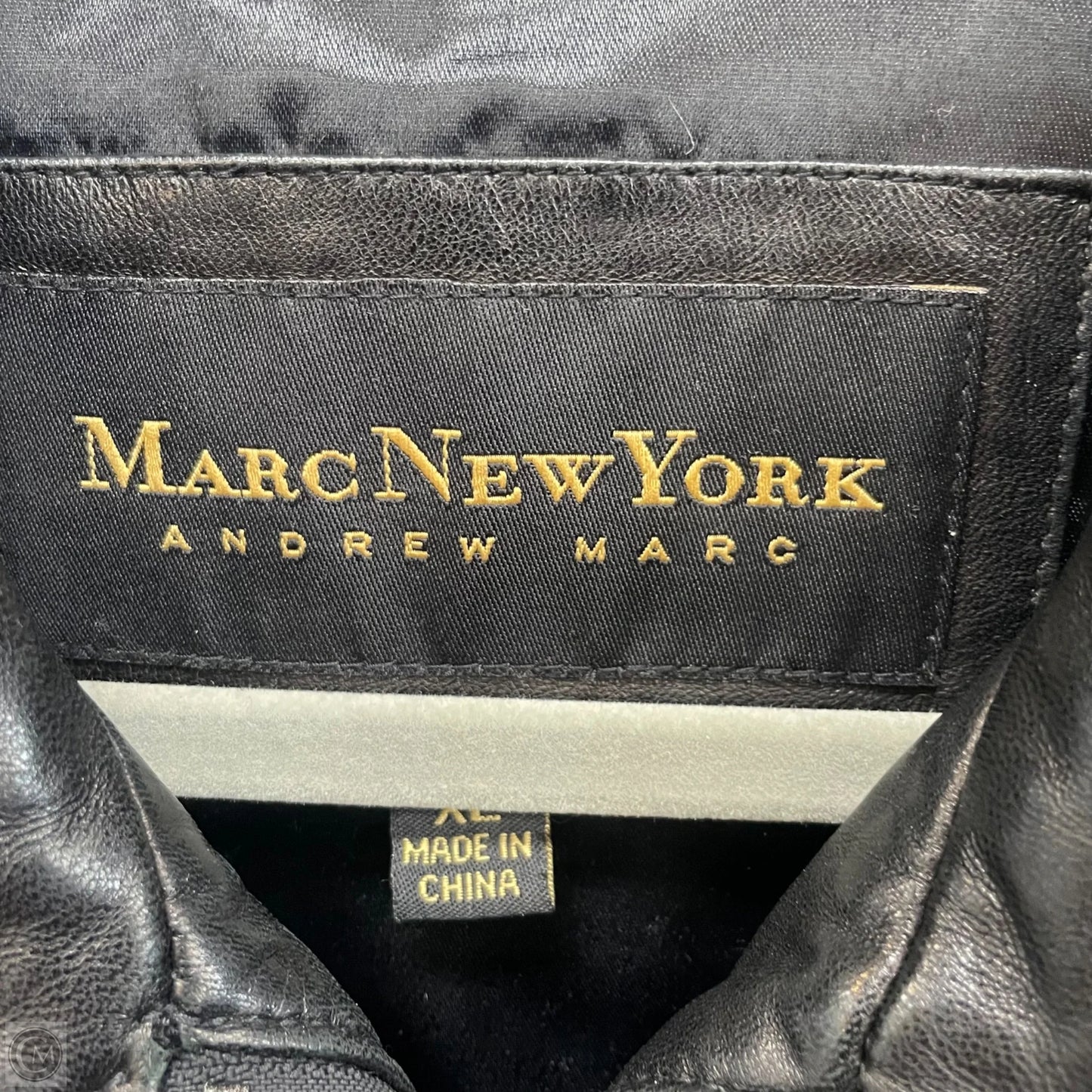 Jacket Leather By Marc New York In Black, Size: Xl