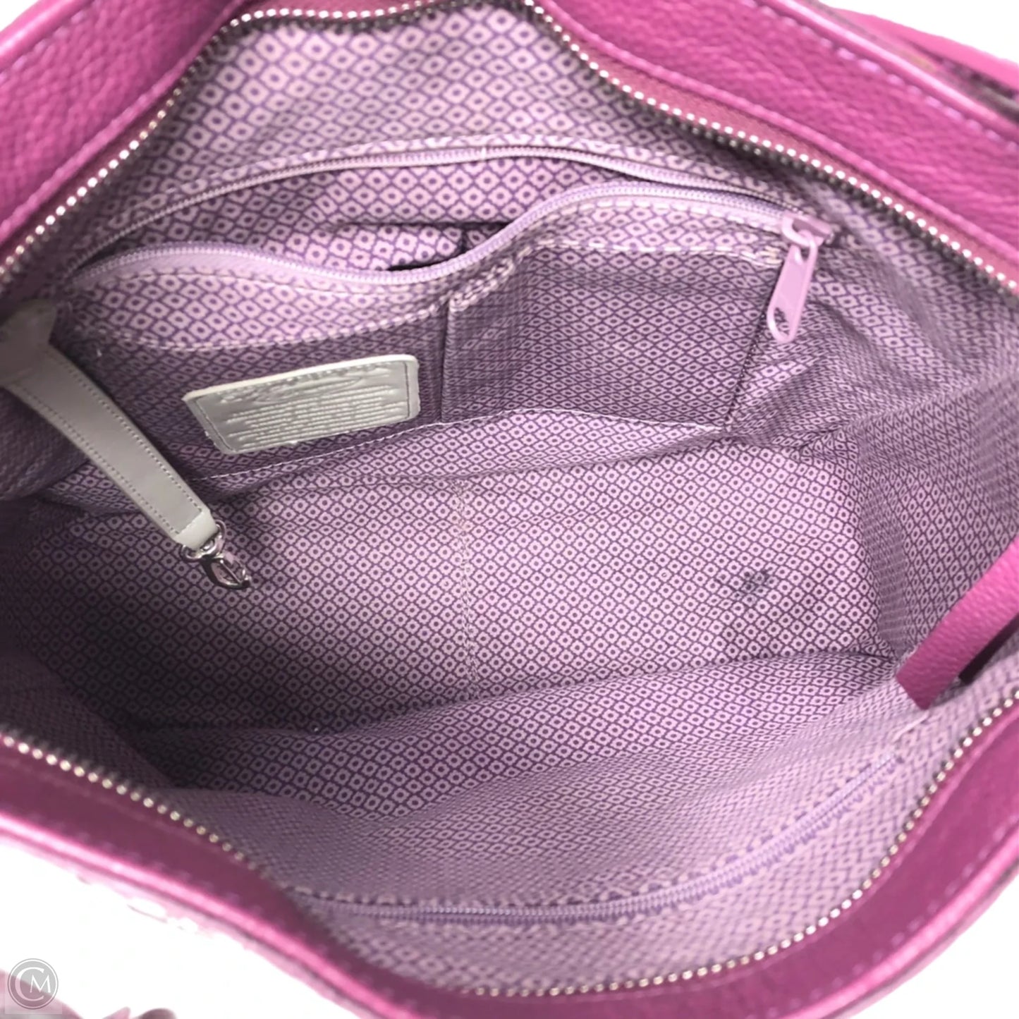 Handbag Leather By Brighton, Size: Medium