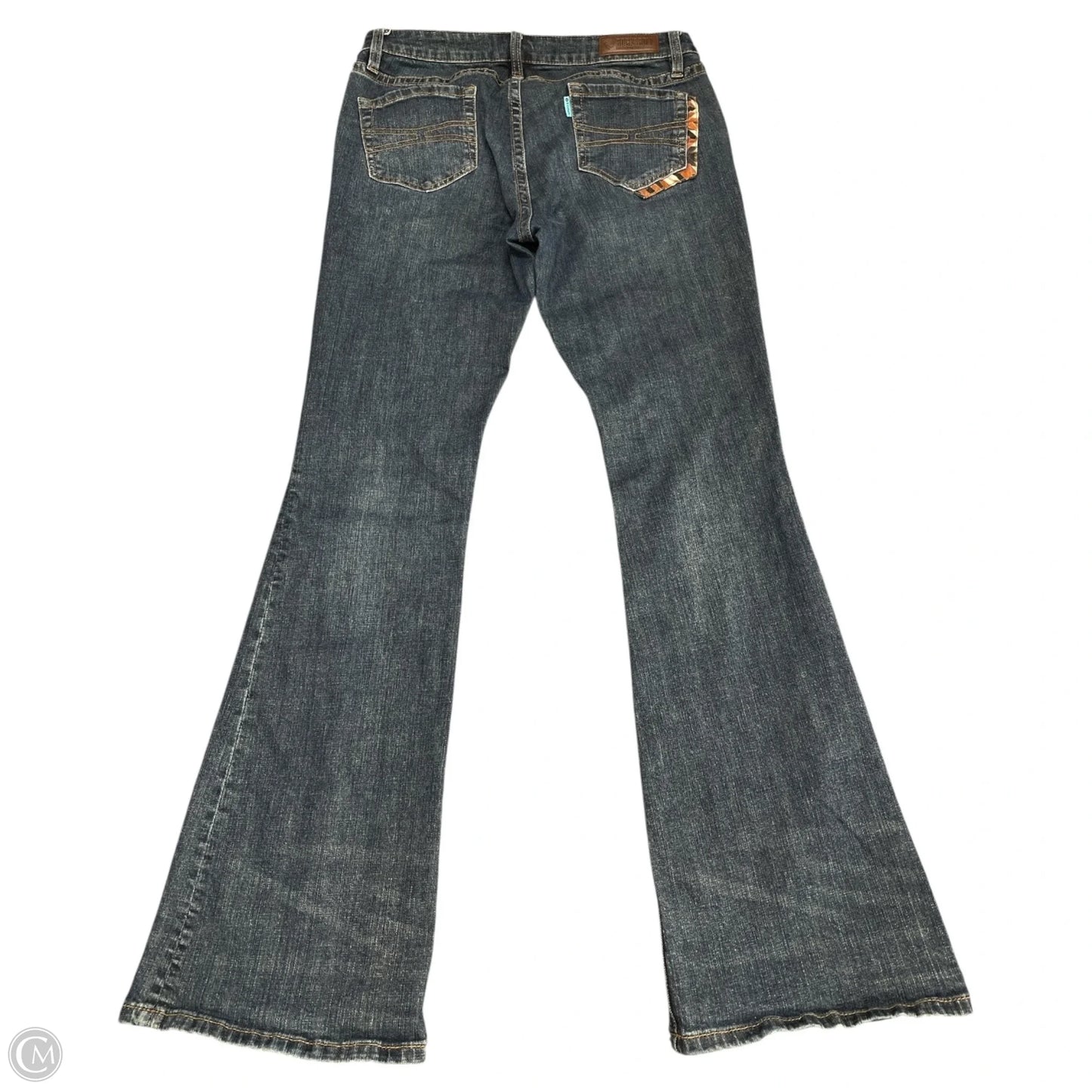 Jeans Flared By Rock & Roll In Blue Denim, Size: 12l