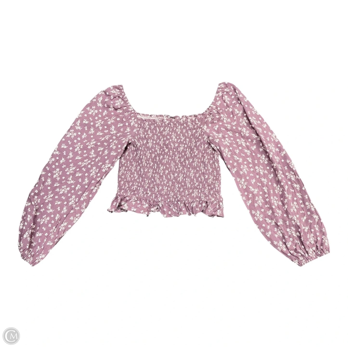 Top Long Sleeve By Clothes Mentor In Purple, Size: Xl