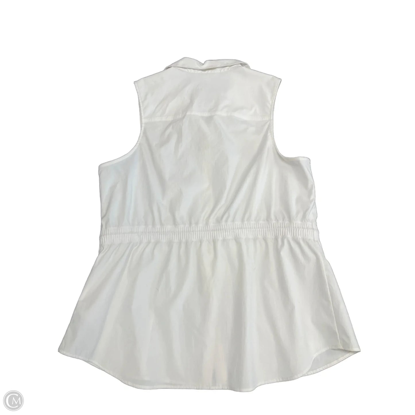 Athletic Top Short Sleeve By Athletica In White, Size: Xl