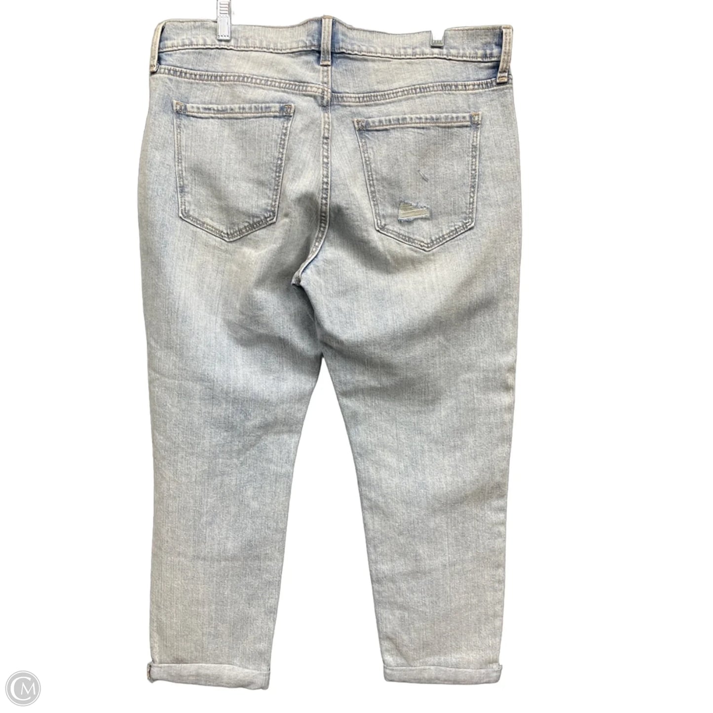 Jeans Straight By Old Navy In Blue Denim, Size: 12