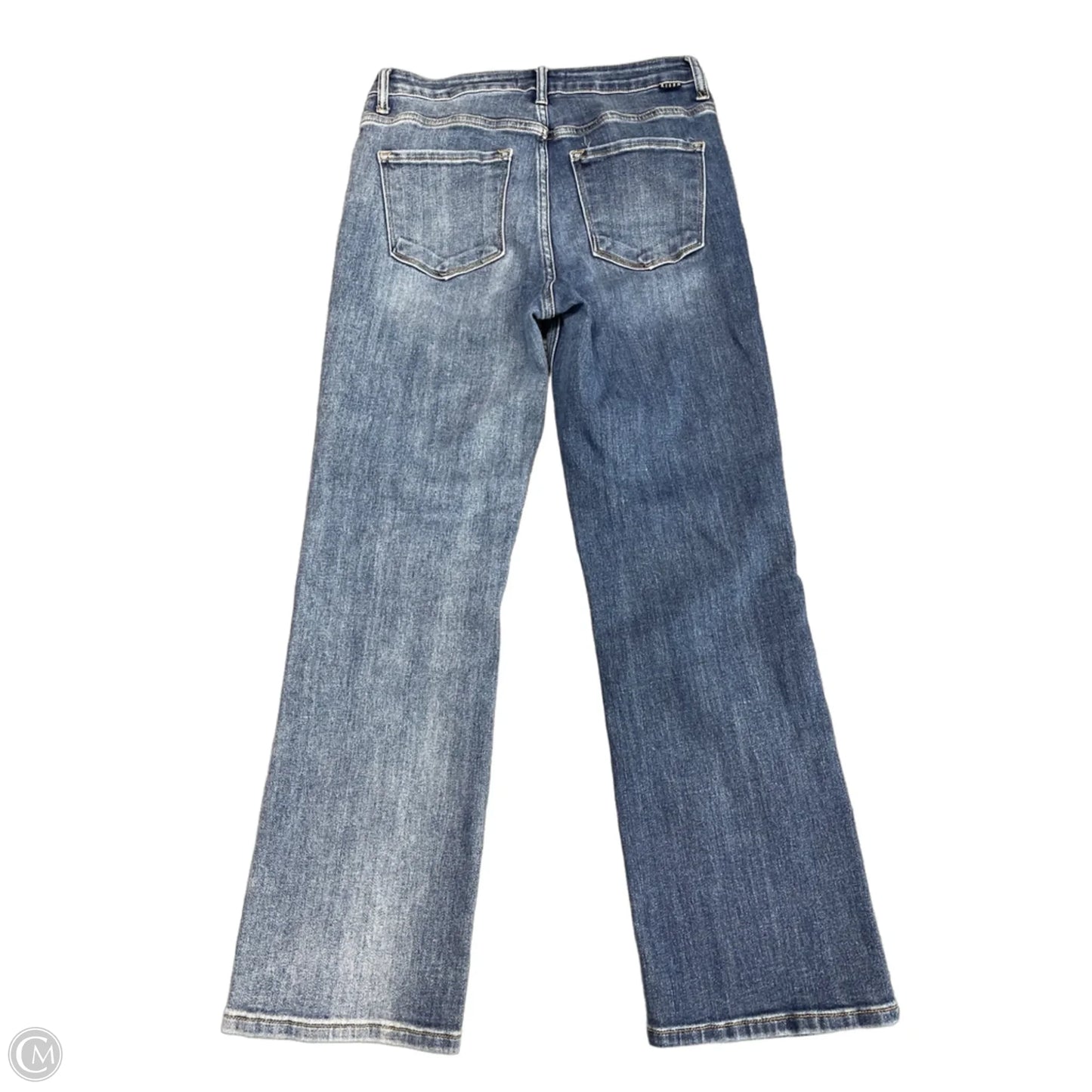 Jeans Straight By Risen In Blue Denim, Size: 8