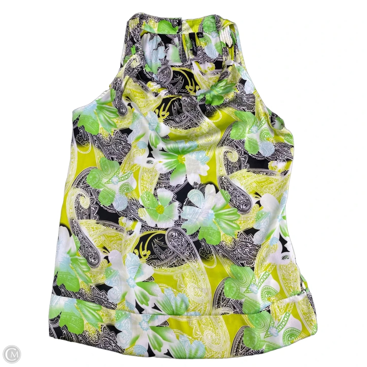 Top Sleeveless By Clothes Mentor In Blue & Green, Size: M