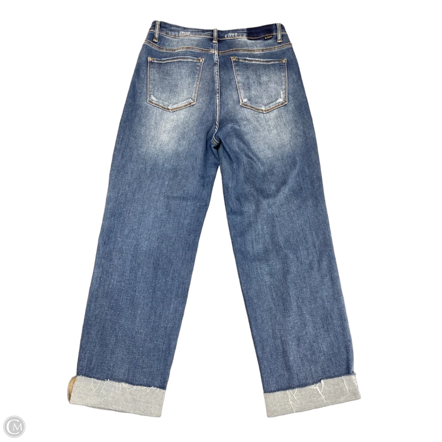 Jeans Straight By Risen In Blue Denim, Size: 12