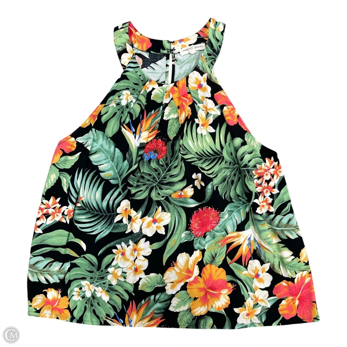 Pants Set 2pc By Christian Siriano In Tropical Print, Size: M