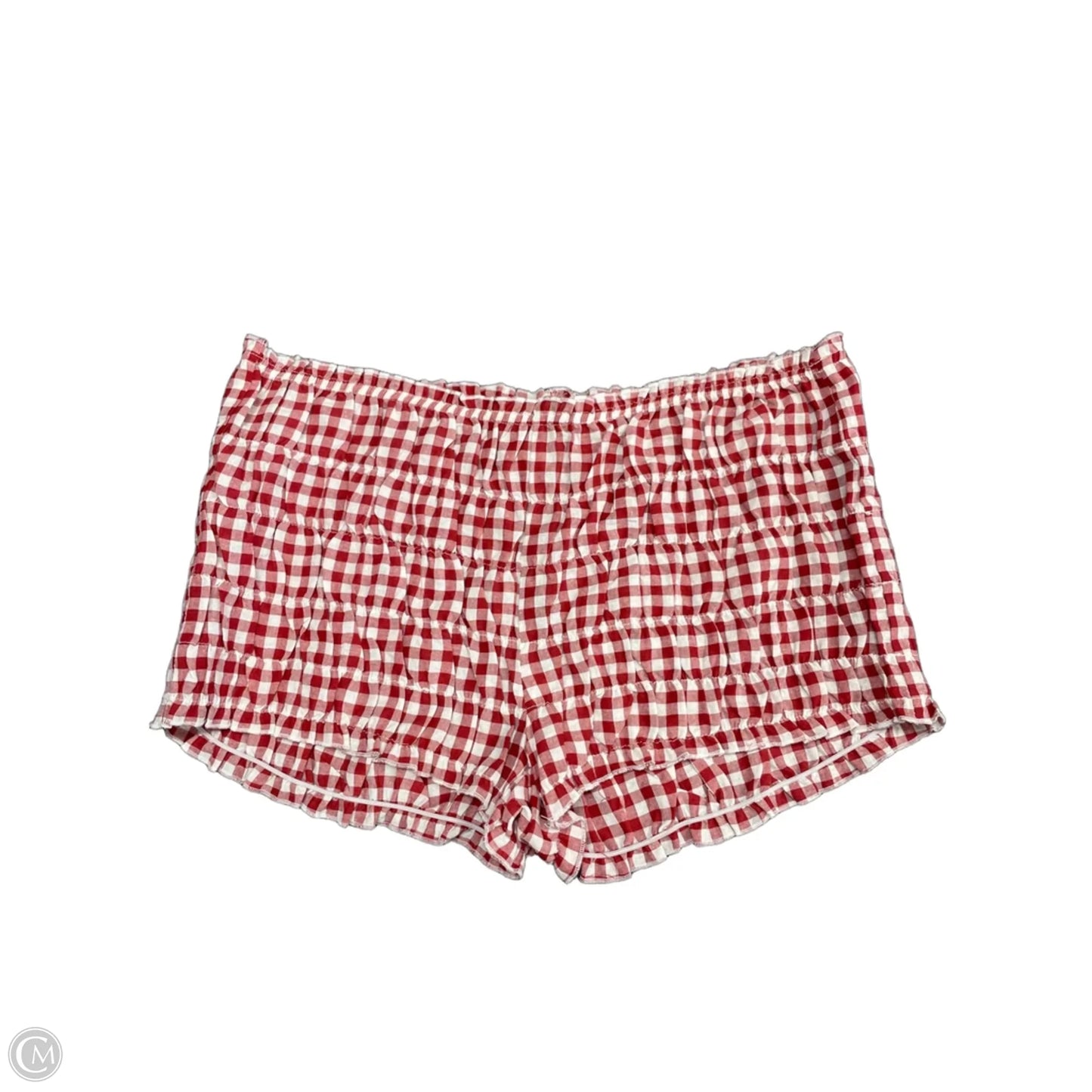 Shorts By Fashion Nova In Red & White, Size: Xl