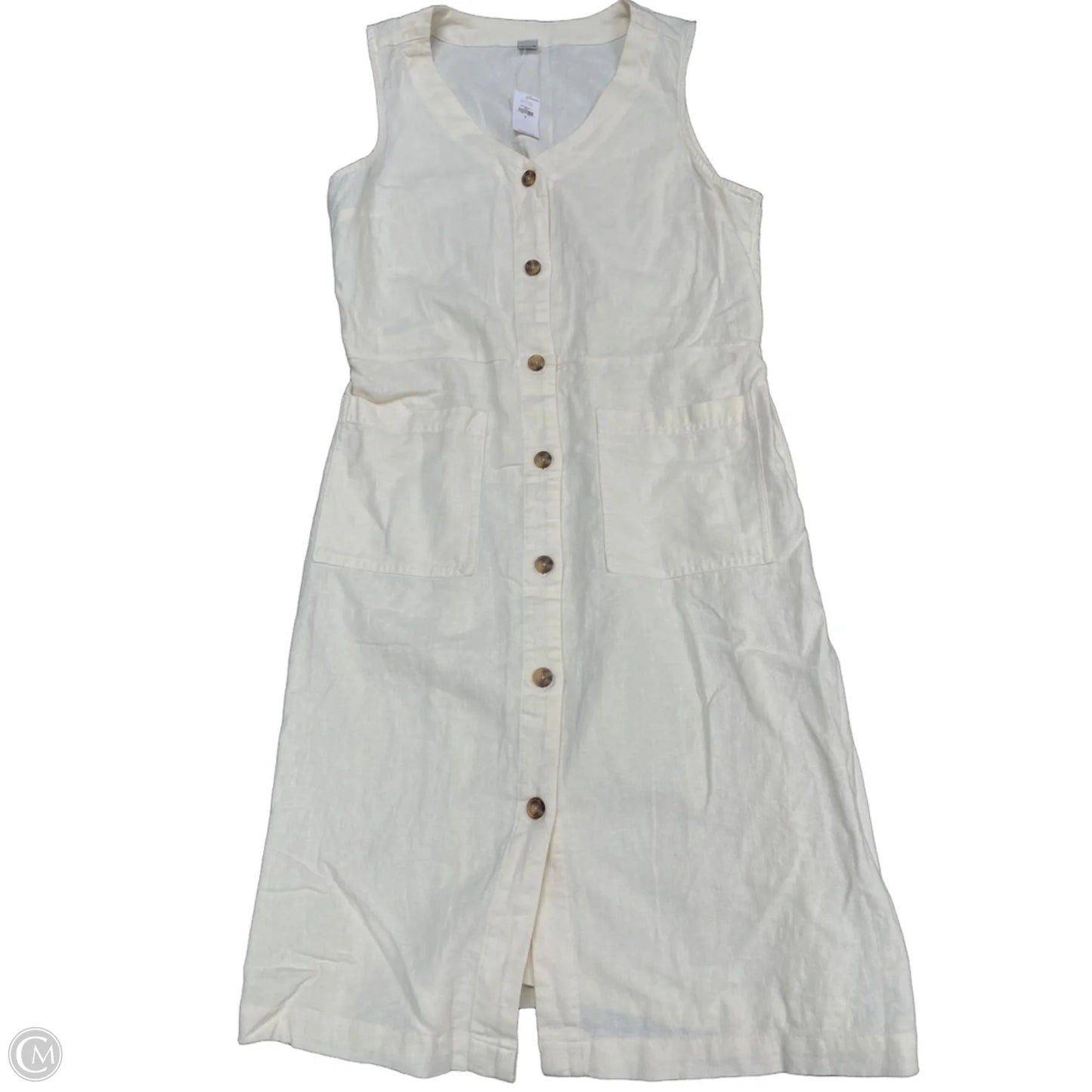 Dress Casual Short By Old Navy In Beige, Size: M