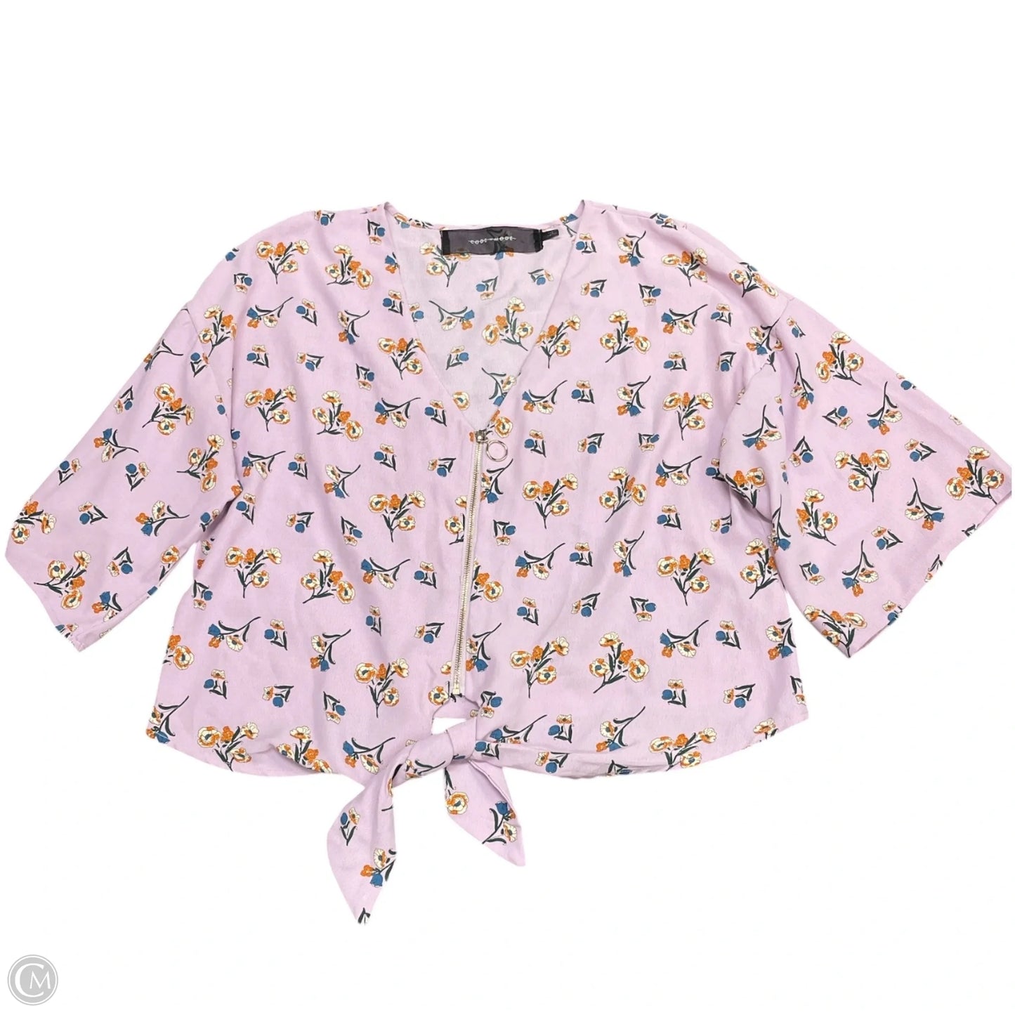 Top Short Sleeve By Clothes Mentor In Purple, Size: L