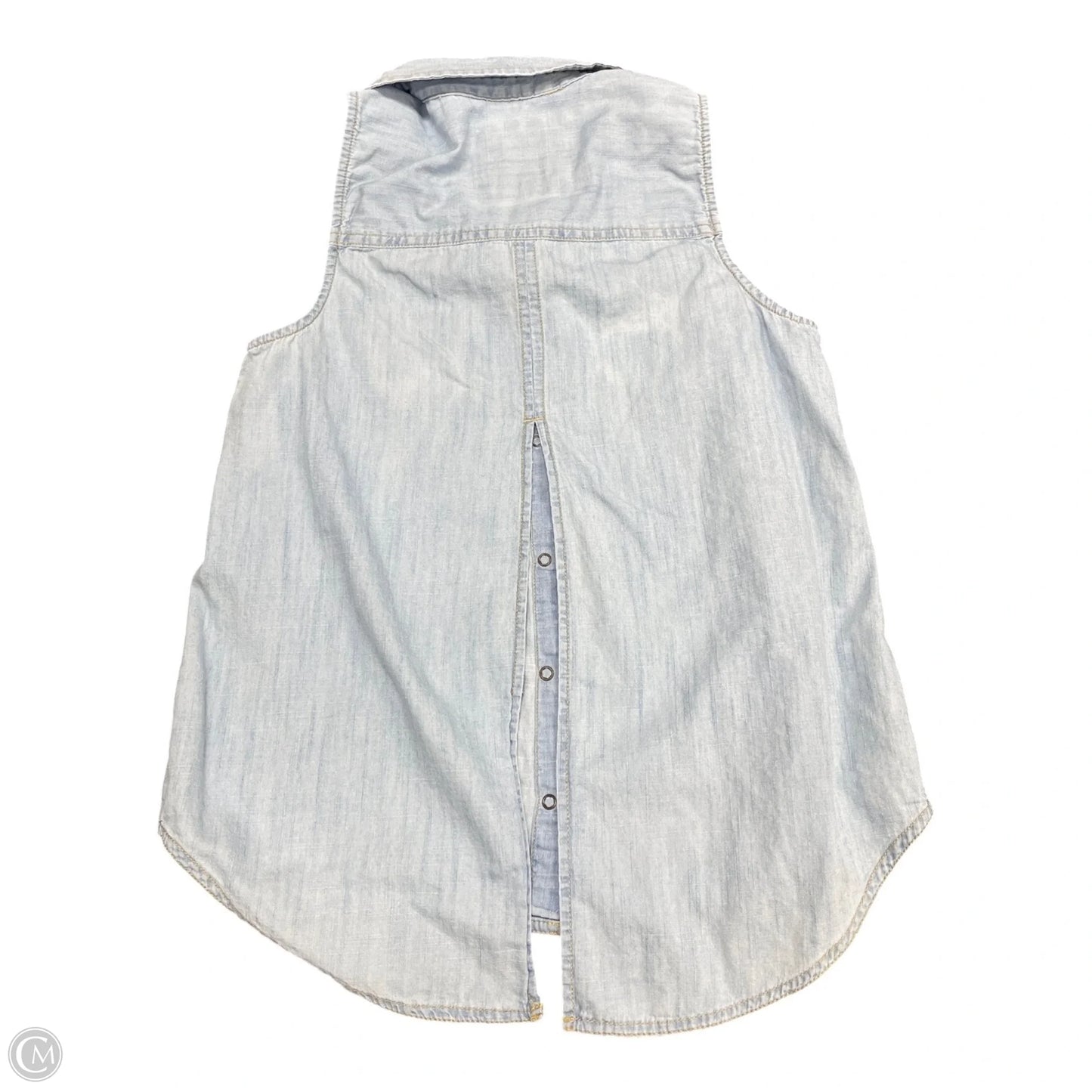 Top Sleeveless By Arizona In Blue, Size: M