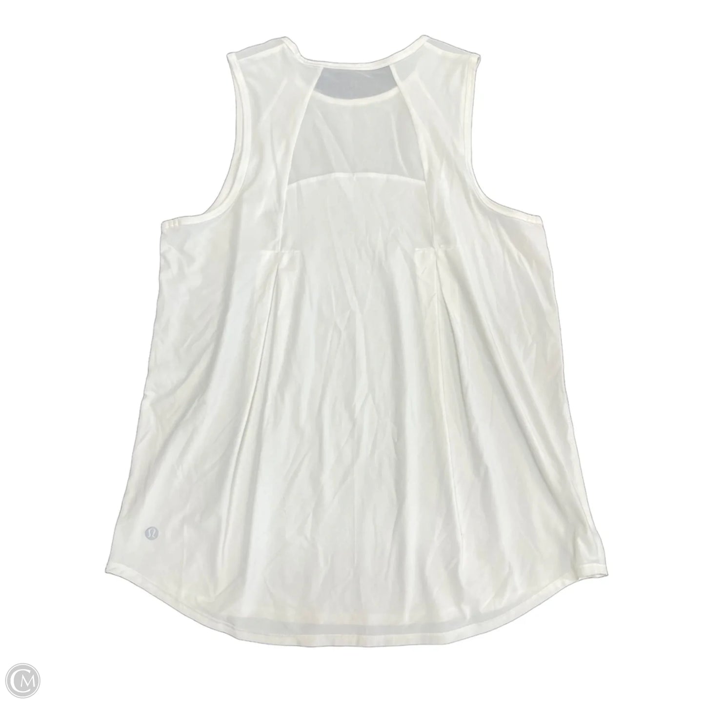 Athletic Tank Top By Lululemon In White, Size: M