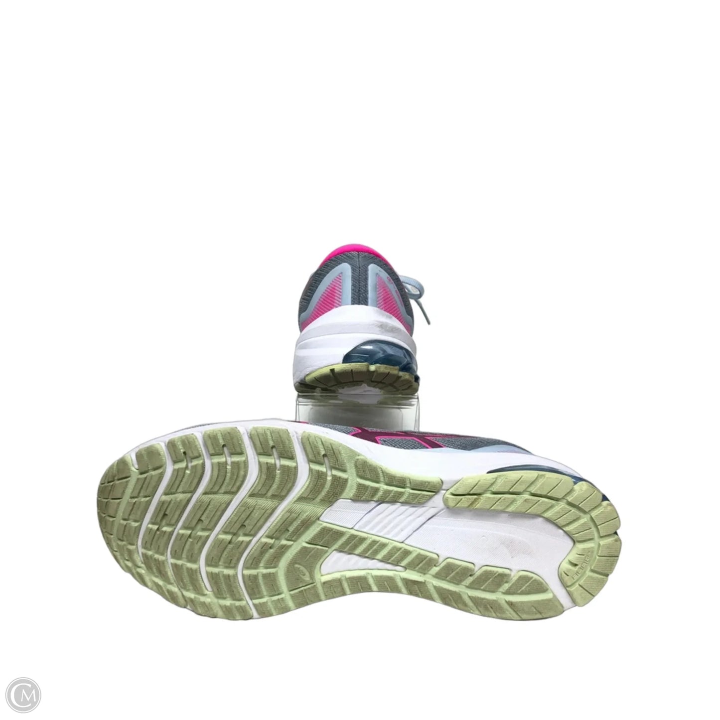 Shoes Athletic By Asics In Grey & Pink, Size: 11