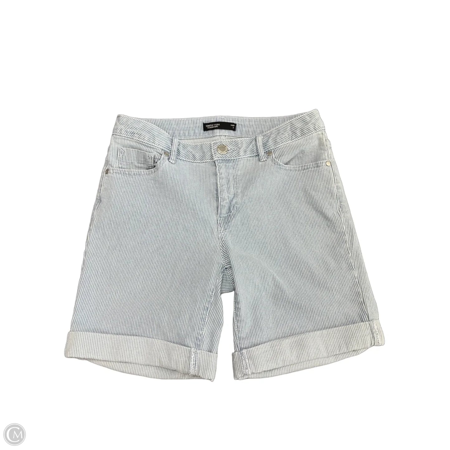 Shorts By Simply Vera In Blue, Size: 2