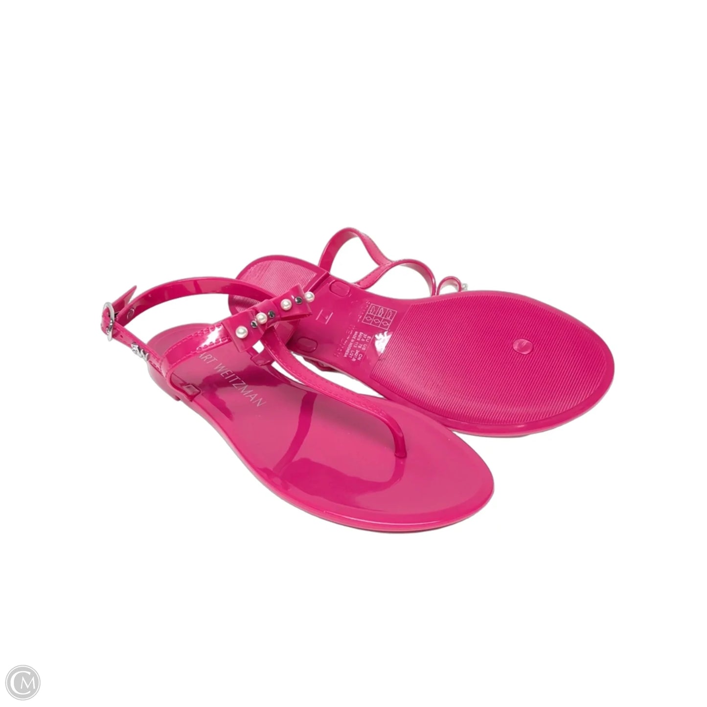 Sandals Designer By Stuart Weitzman In Pink, Size: 7