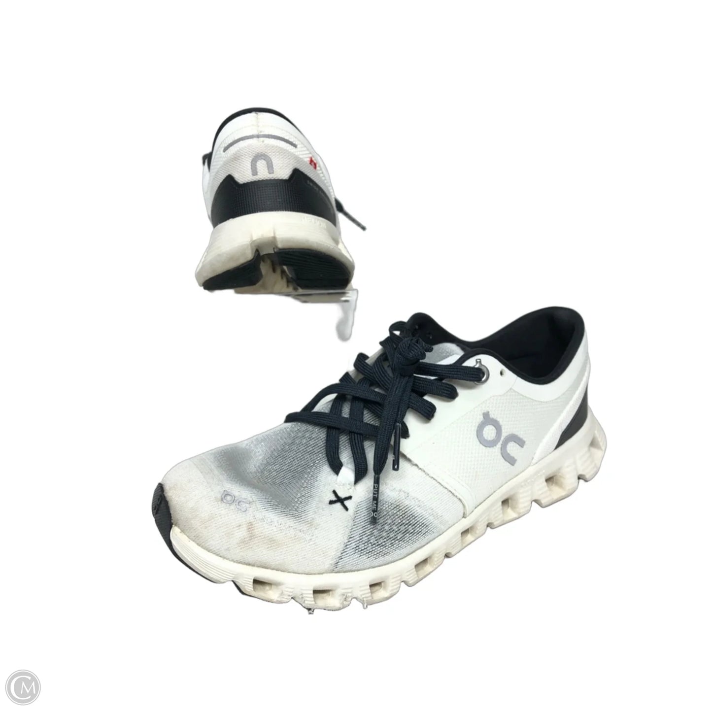 Shoes Athletic By On In Black & White, Size: 6.5