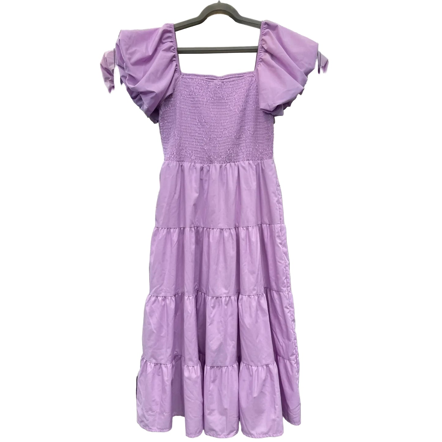 Dress Casual Midi By Prettygarden In Purple, Size: Xl