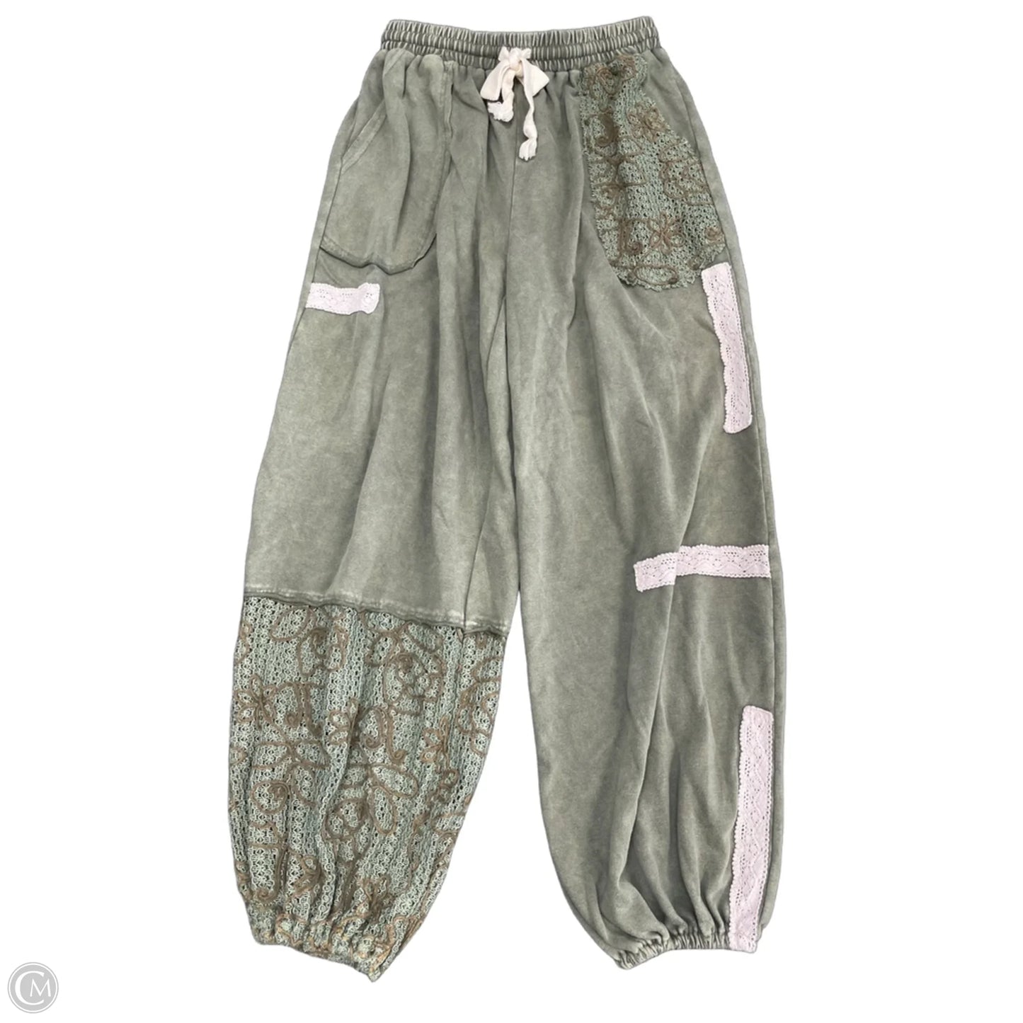 Pants Joggers By Shein In Green, Size: S