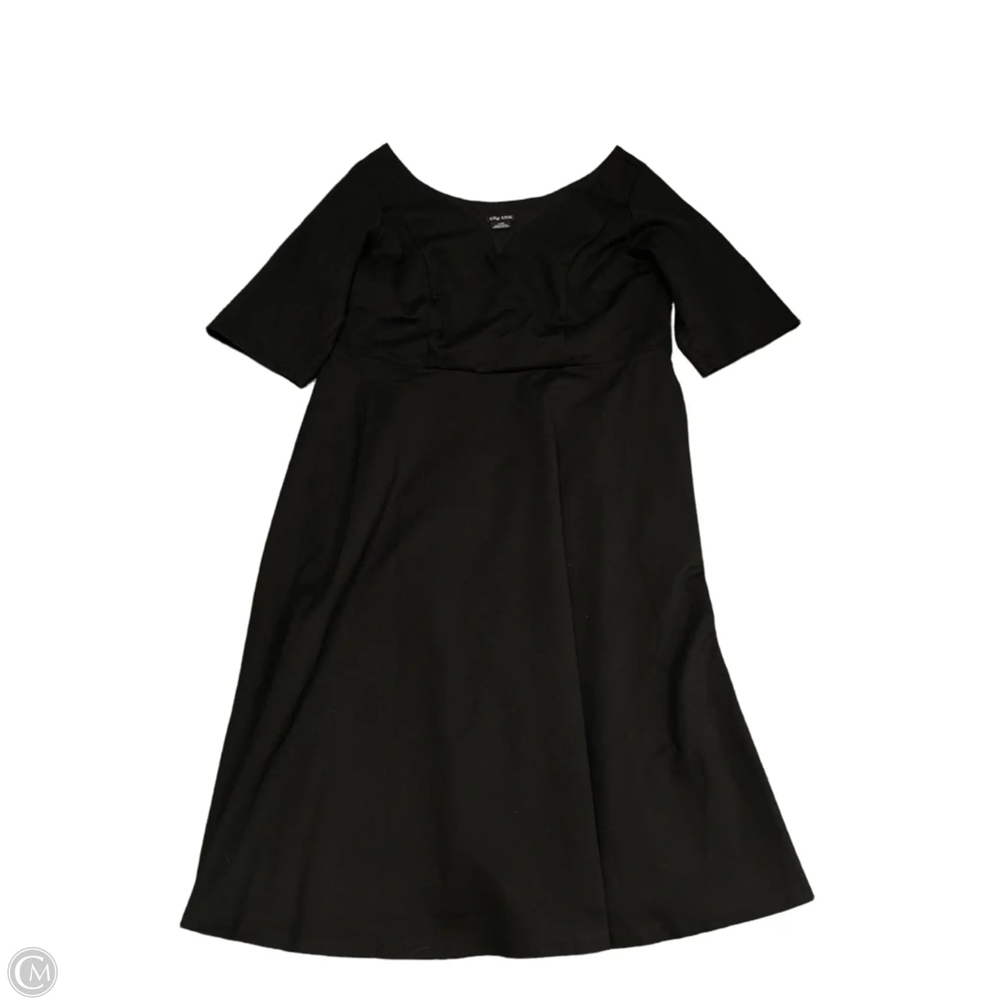 Dress Casual Short By City Chic In Black, Size: 20