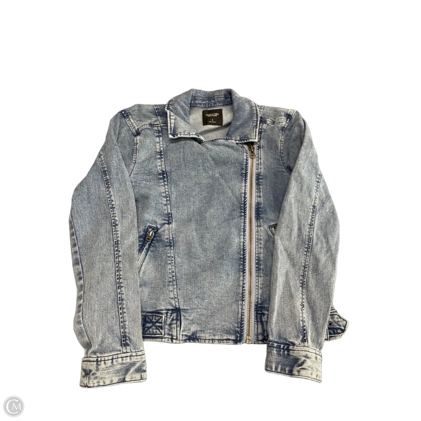 Jacket Denim By Simply Vera In Blue Denim, Size: S