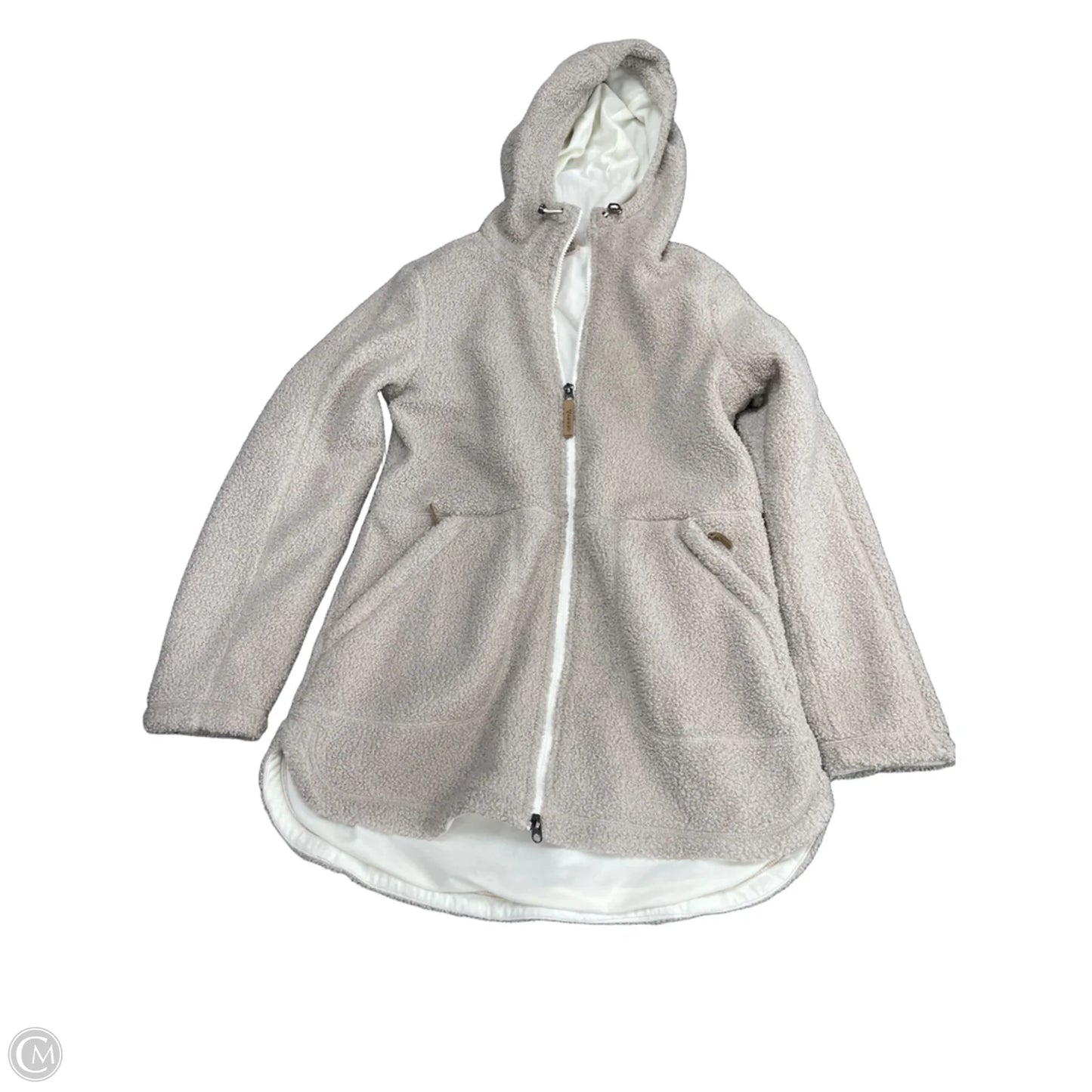 Jacket Fleece By Gerry In Taupe, Size: S