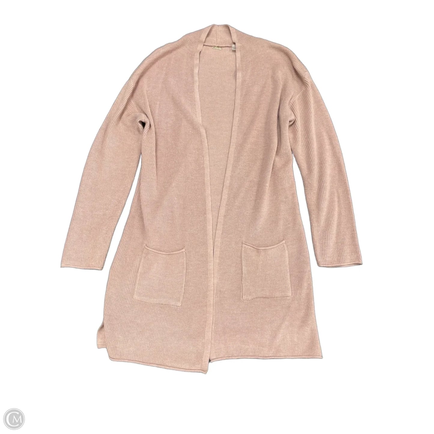 Sweater Cardigan By Tahari In Pink, Size: S