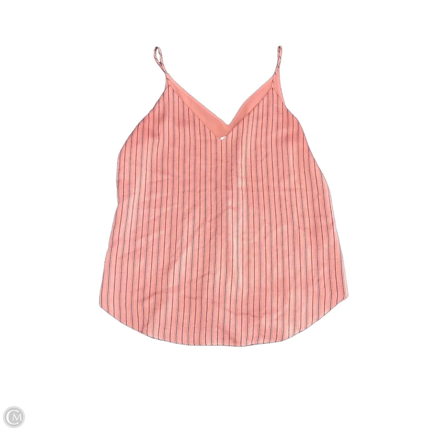 Top Sleeveless By Express In Striped Pattern, Size: M
