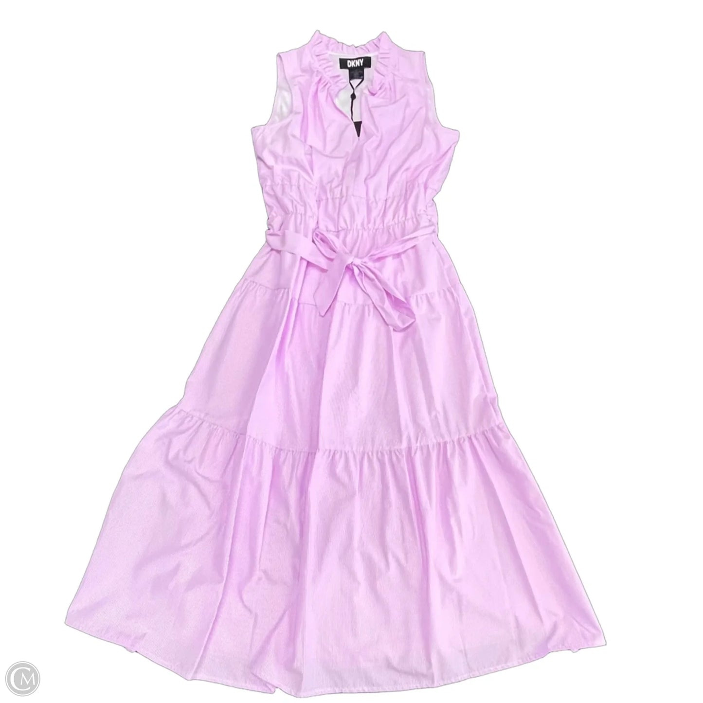 Dress Casual Midi By Dkny In Pink, Size: 4