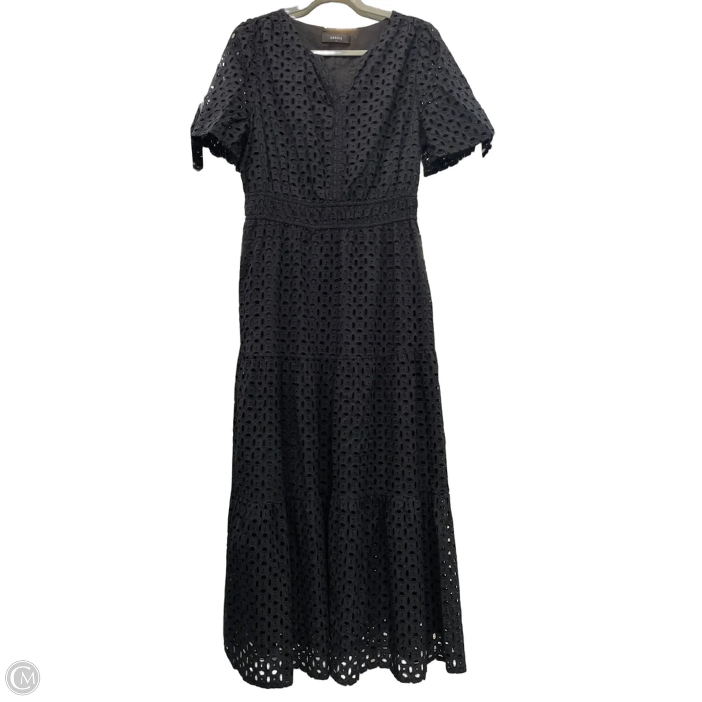 Dress Casual Midi By Zesica In Black, Size: L