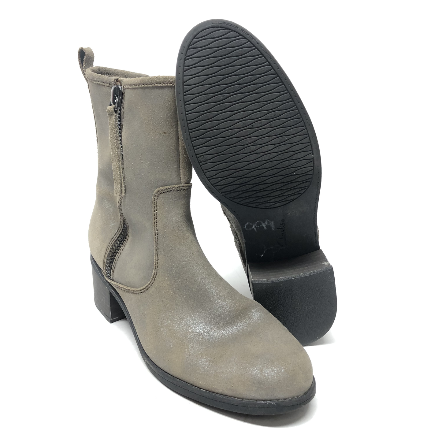 Boots Ankle Heels By Clarks Size: 10
