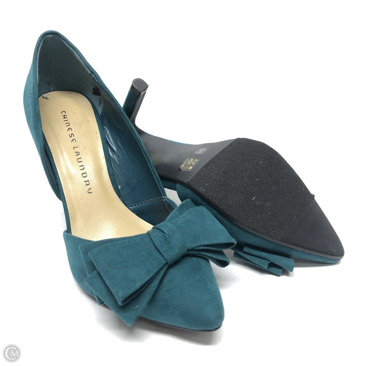 Shoes Heels Stiletto By Chinese Laundry In Green, Size: 8.5
