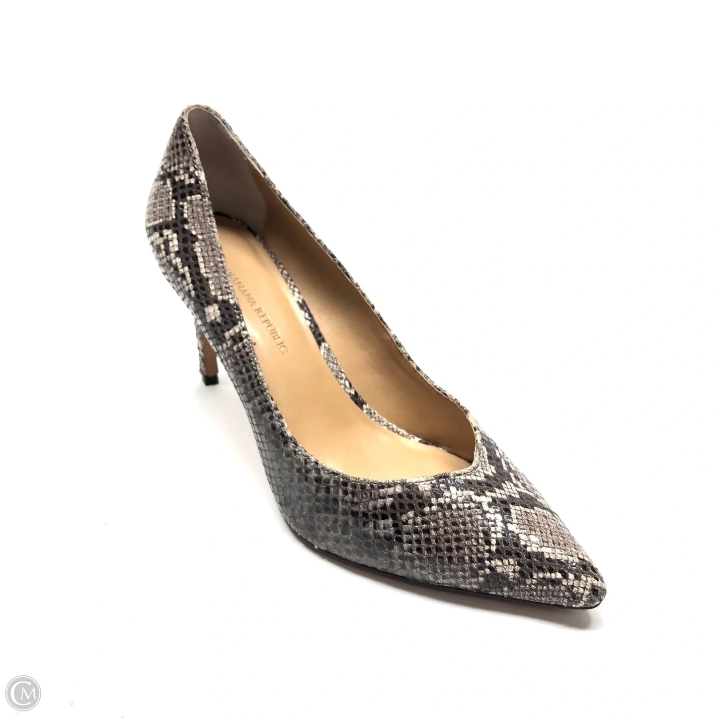 Shoes Heels Stiletto By Banana Republic In Snakeskin Print, Size: 8