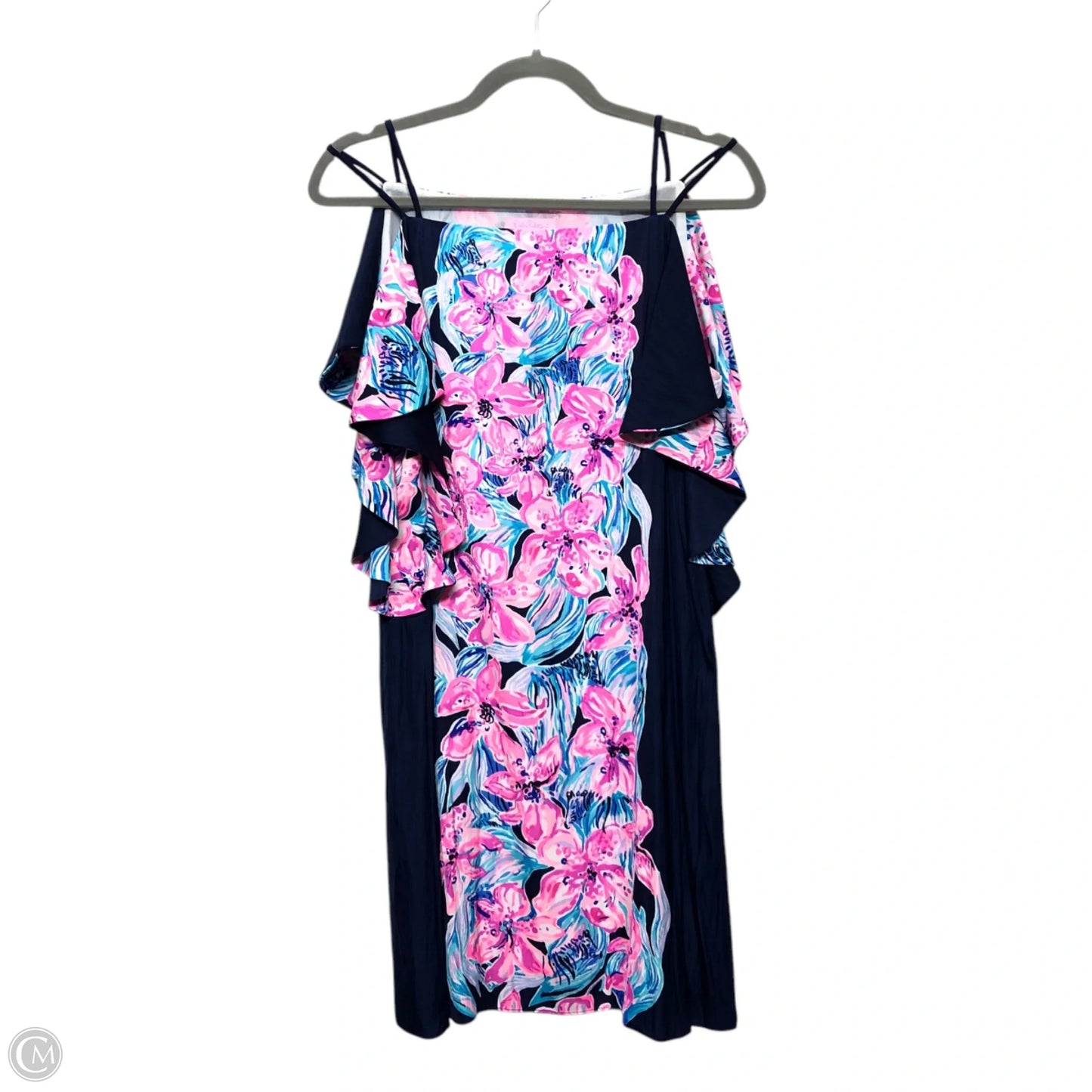 Dress Designer By Lilly Pulitzer In Blue & Pink, Size: M