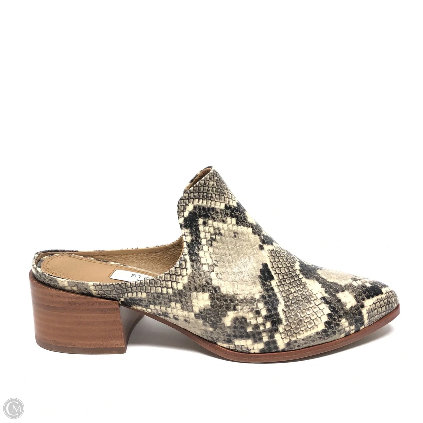 Shoes Heels Block By Steve Madden In Snakeskin Print, Size: 8