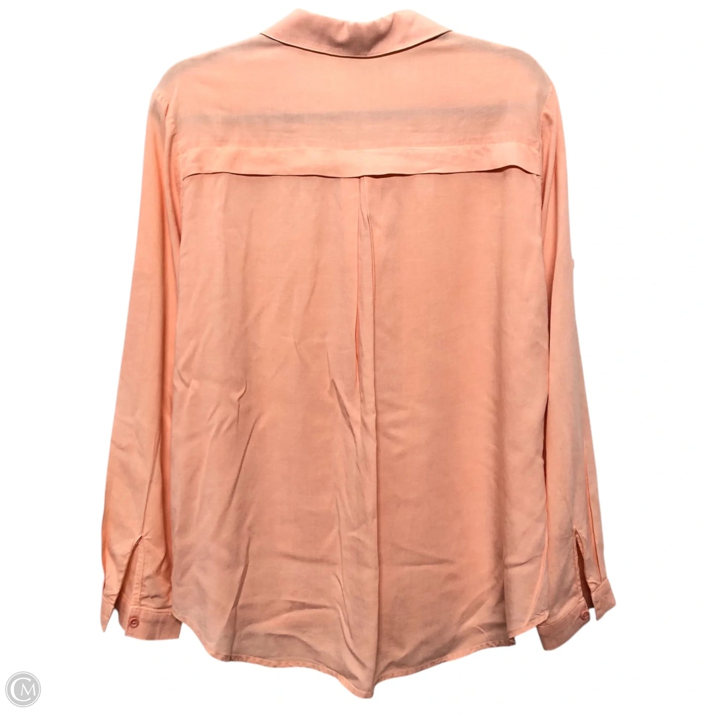 Top Long Sleeve By Cloth & Stone In Peach, Size: L