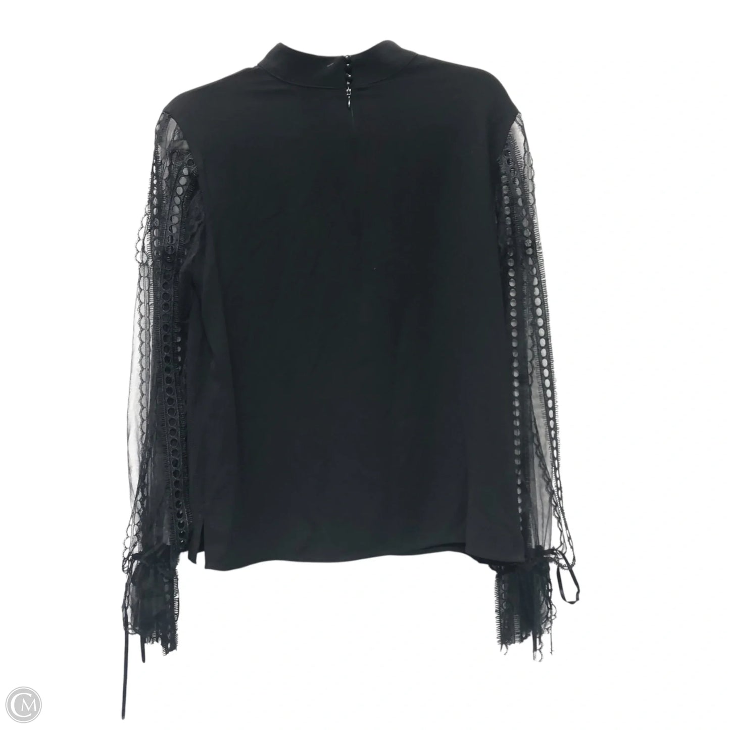 Top Long Sleeve By Cmb In Black, Size: 6