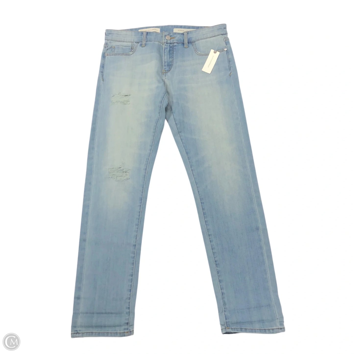 Jeans Cropped By Pilcro In Blue Denim, Size: 4