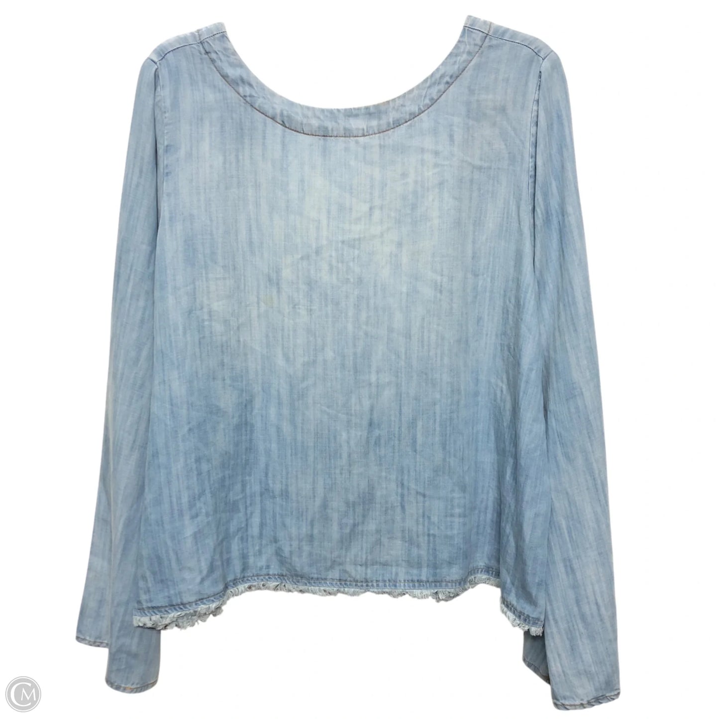 Top Long Sleeve By Cloth & Stone In Blue, Size: M