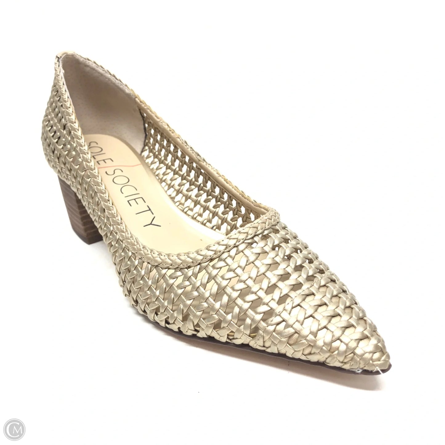 Shoes Heels Block By Sole Society In Gold, Size: 9