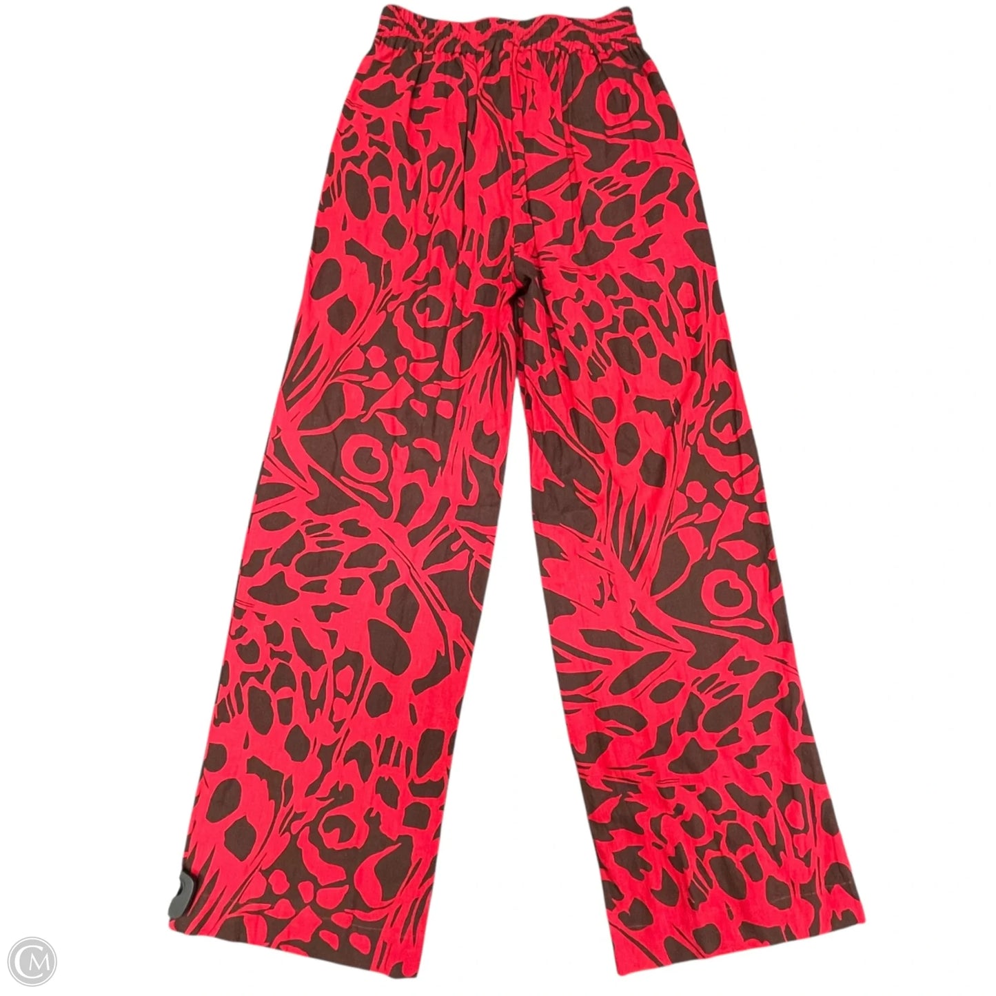 Pants Wide Leg By Cmc In Brown & Red, Size: Xs