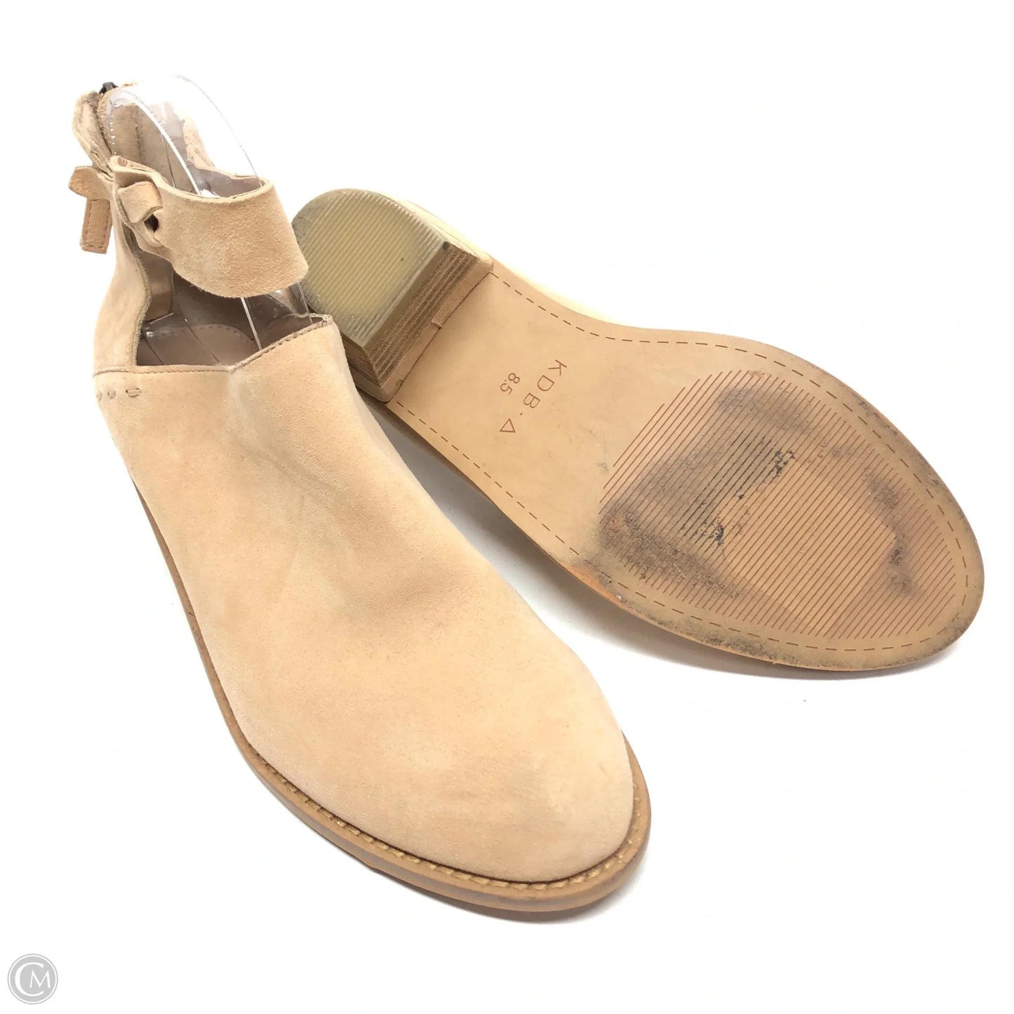 Boots Ankle Heels By Kelsi Dagger In Tan, Size: 8.5