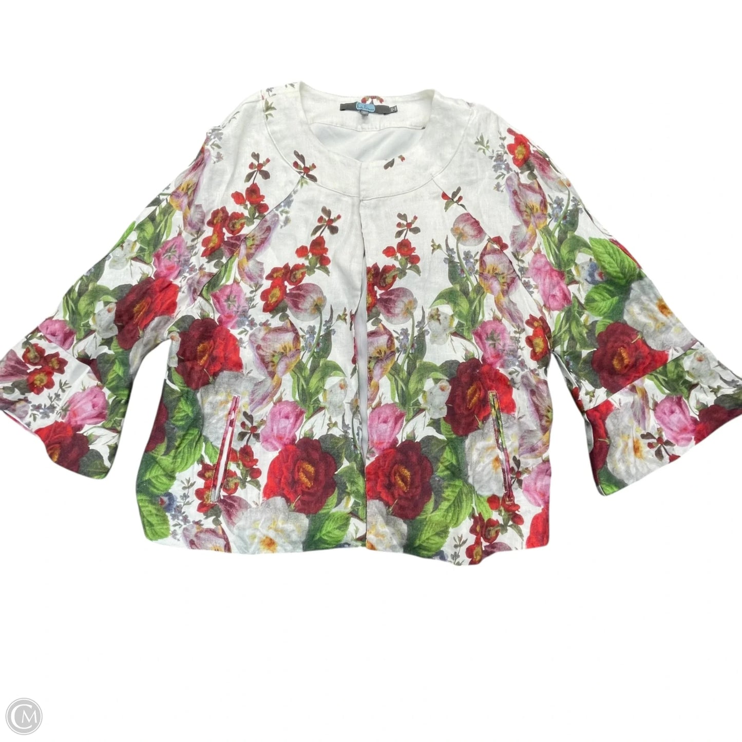 Jacket Other By Eva Franco In Floral Print, Size: Sp