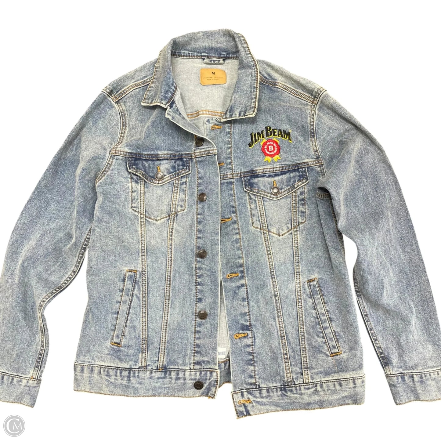 Jacket Denim By Cmc In Blue Denim, Size: M