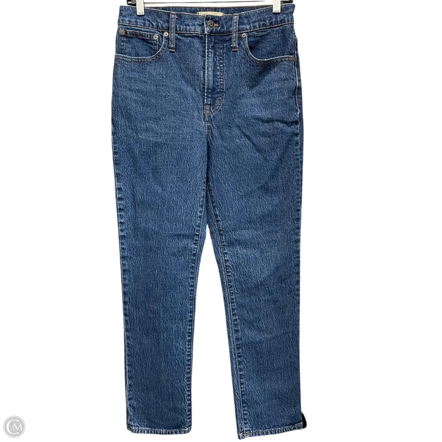 Jeans Straight By Madewell In Blue Denim, Size: 6